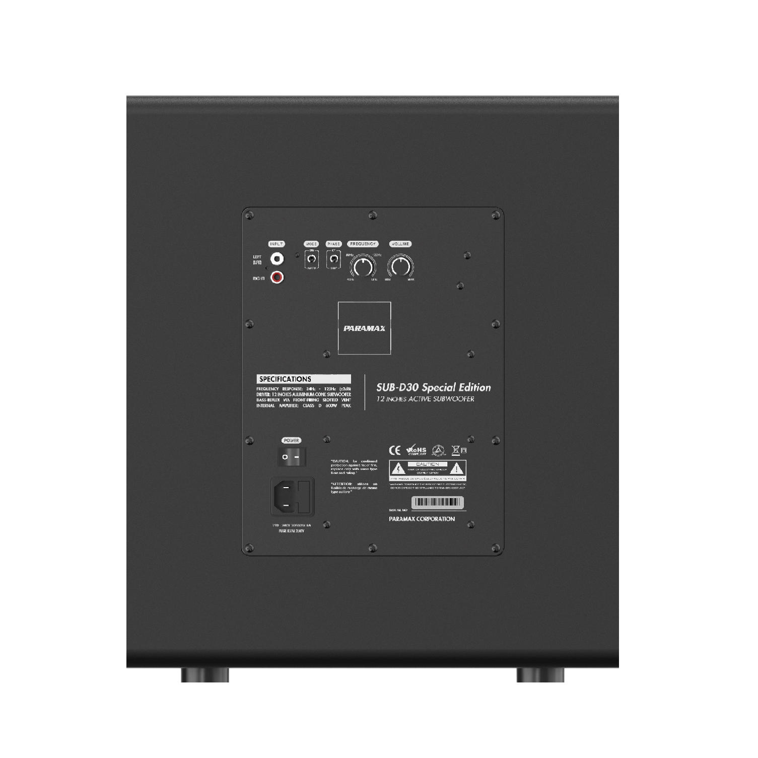 Loa siêu trầm điện 12-inch Paramax SUB-D30 Special Edition